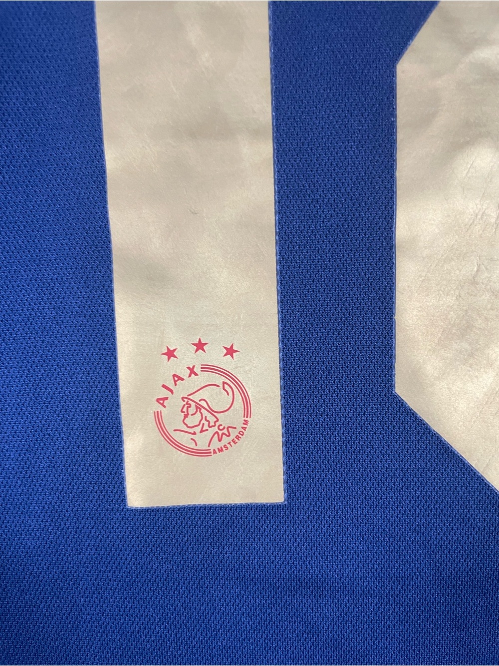 Adidas AFC Ajax Amsterdam 2022 Away Soccer #18 SZETO Custom? Jersey Sz L - Picture 16 of 16